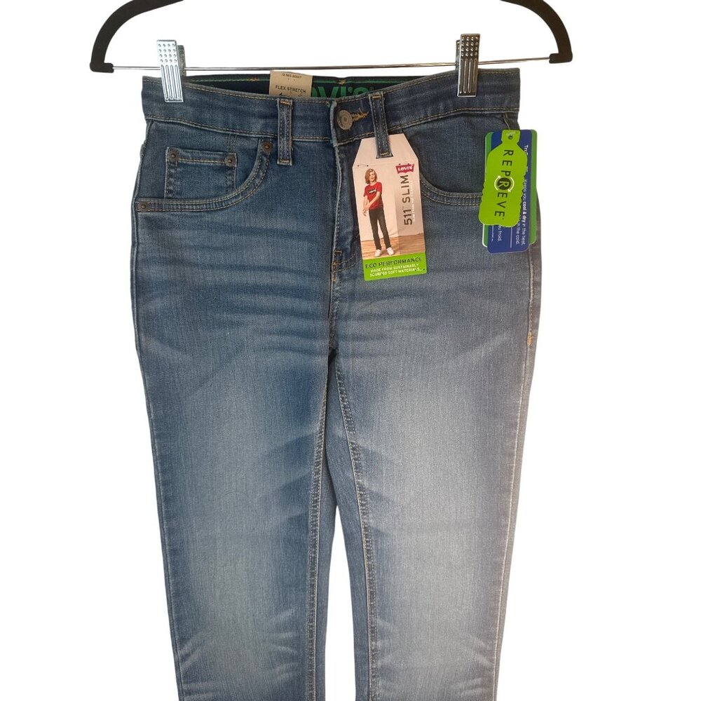 New Levis 511 Slim Stretch Denim Jeans In Eco Performance Fabric - Picture 4 of 15